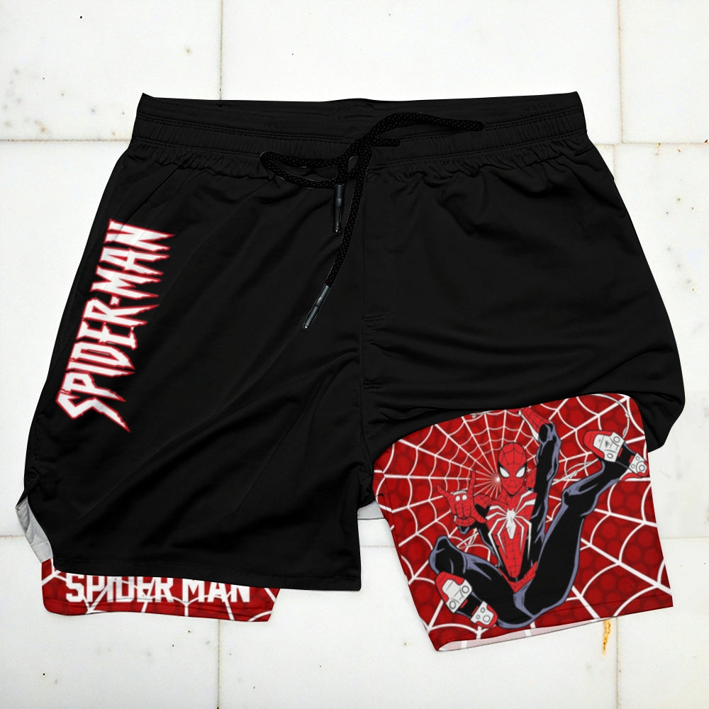 Spider-Man Printed Men's Shorts
