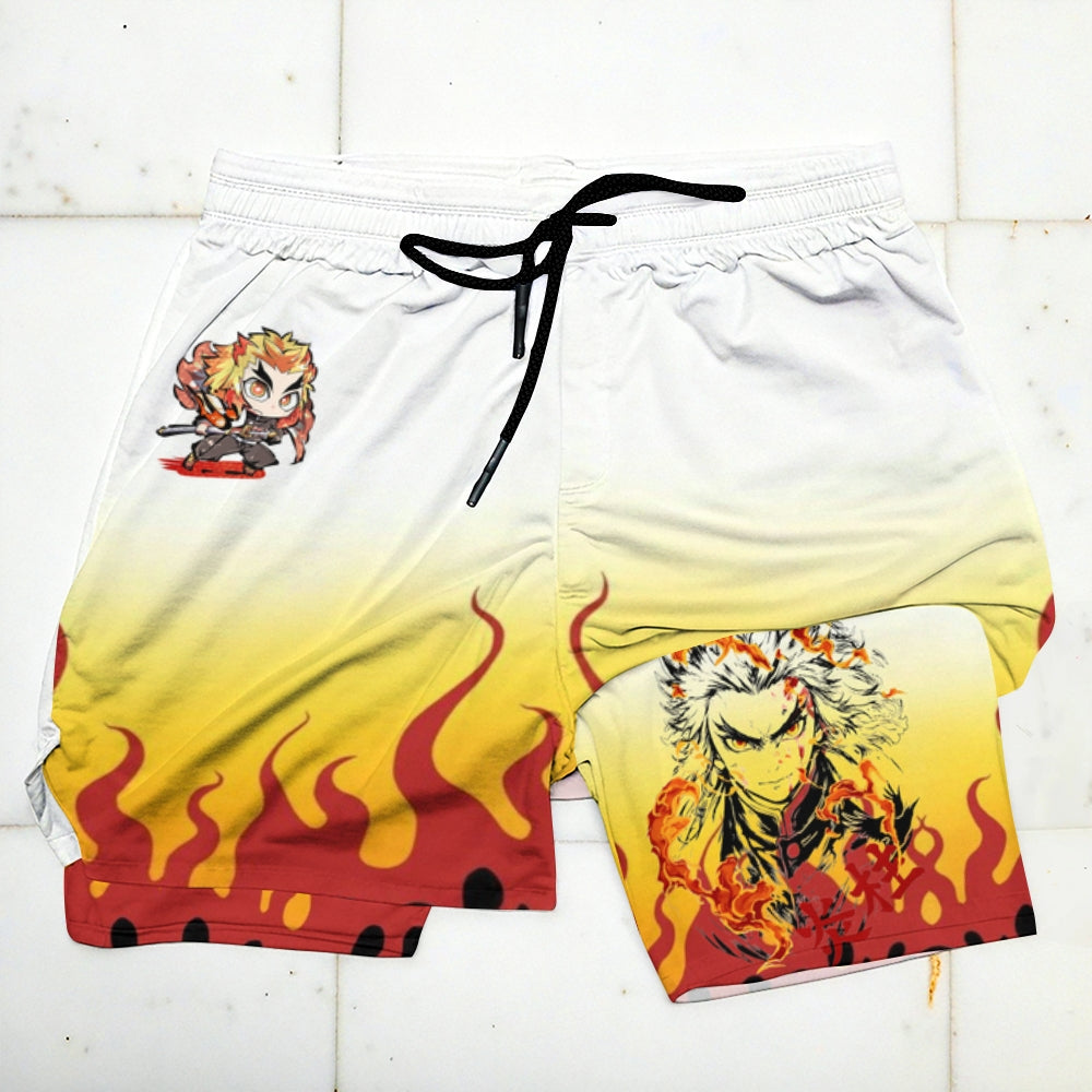 Demon Slayer Printed Men's Shorts