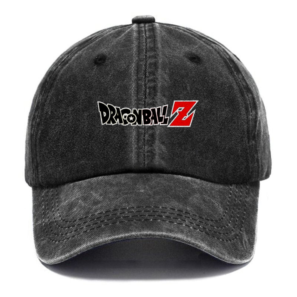 Unisex Vintage Casual Washed Hat DragonBall