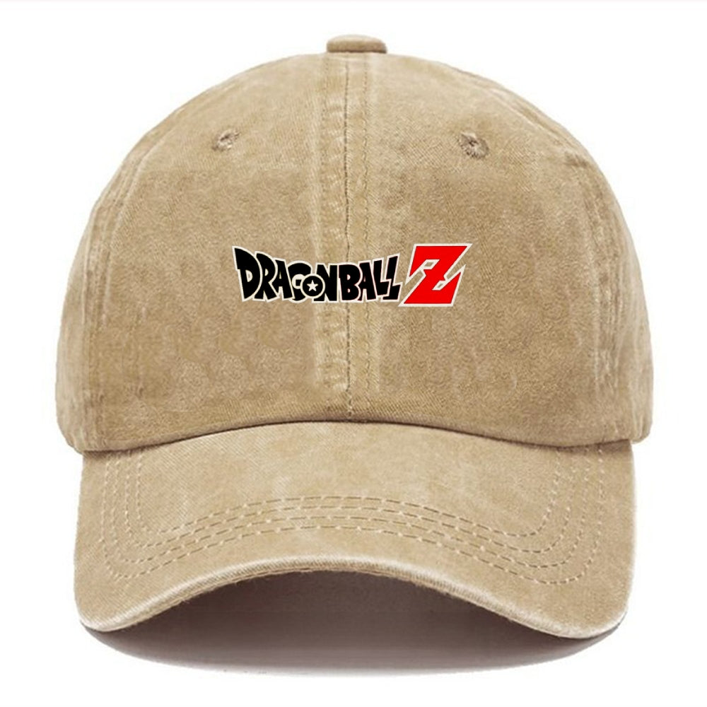 Unisex Vintage Casual Washed Hat DragonBall