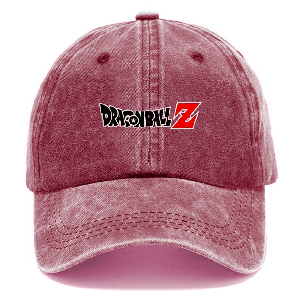 Unisex Vintage Casual Washed Hat DragonBall