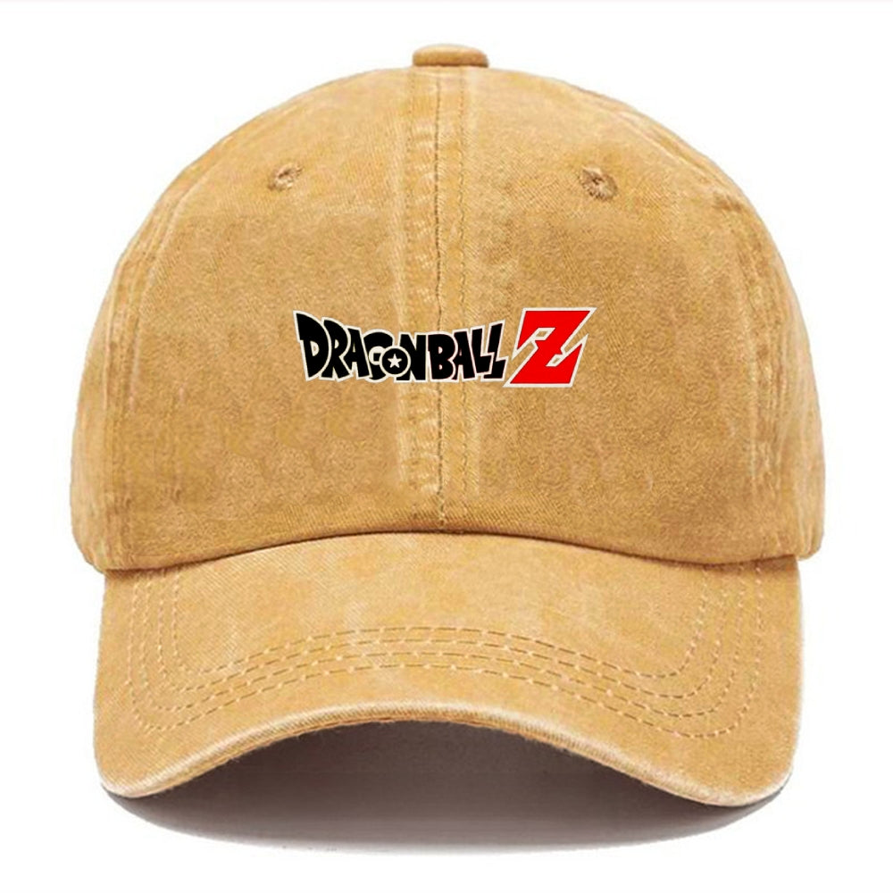 Unisex Vintage Casual Washed Hat DragonBall