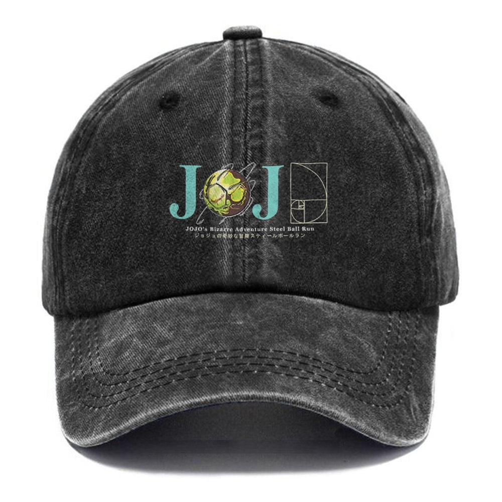 Unisex Vintage Casual Washed Hat Jojo Bizzare Adventure