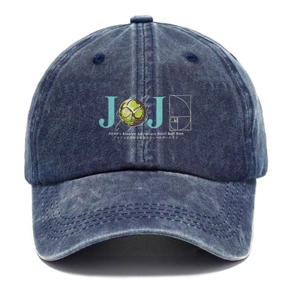 Unisex Vintage Casual Washed Hat Jojo Bizzare Adventure