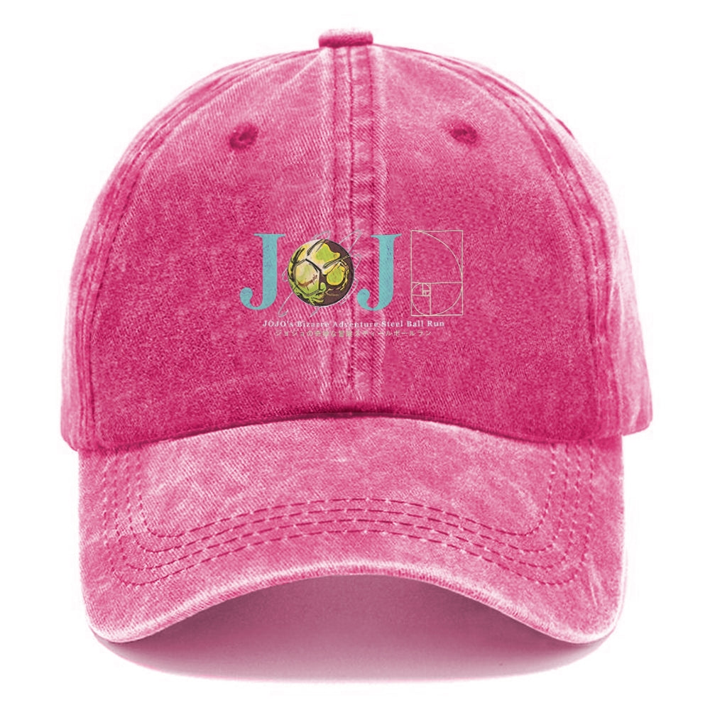 Unisex Vintage Casual Washed Hat Jojo Bizzare Adventure