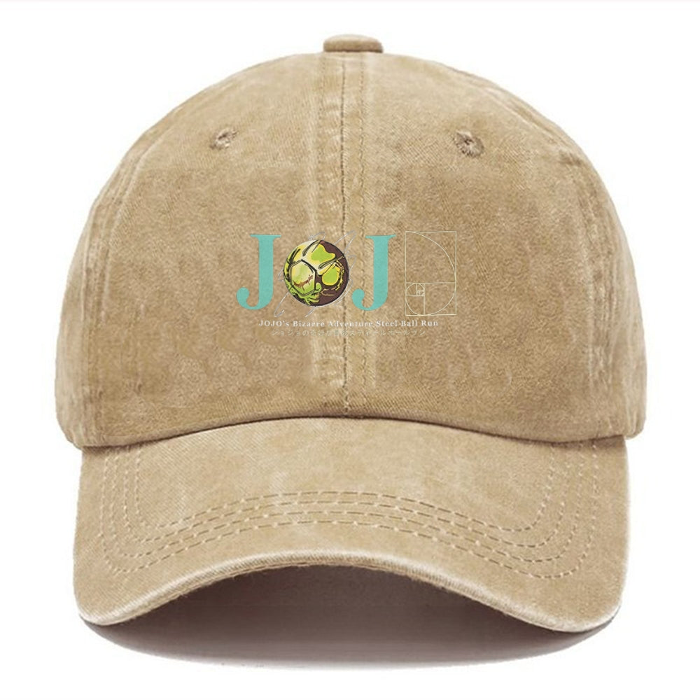 Unisex Vintage Casual Washed Hat Jojo Bizzare Adventure