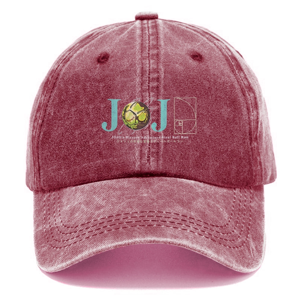 Unisex Vintage Casual Washed Hat Jojo Bizzare Adventure