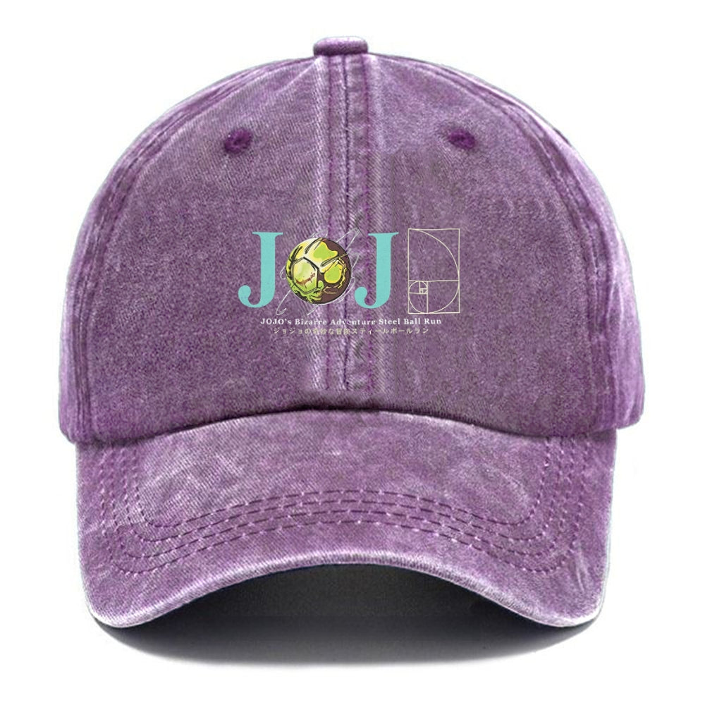 Unisex Vintage Casual Washed Hat Jojo Bizzare Adventure