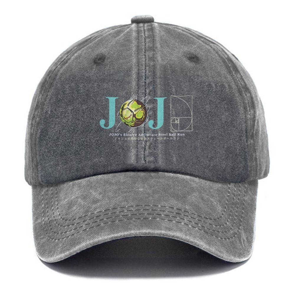 Unisex Vintage Casual Washed Hat Jojo Bizzare Adventure