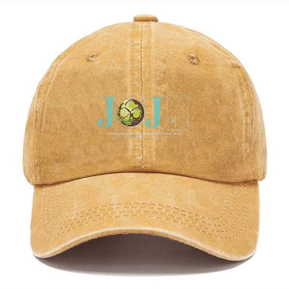 Unisex Vintage Casual Washed Hat Jojo Bizzare Adventure