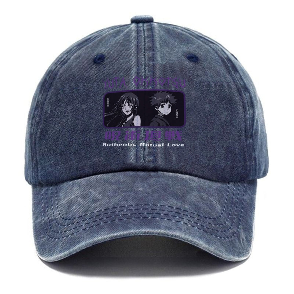 Unisex Vintage Casual Washed Hat Jujutsu Kaisen