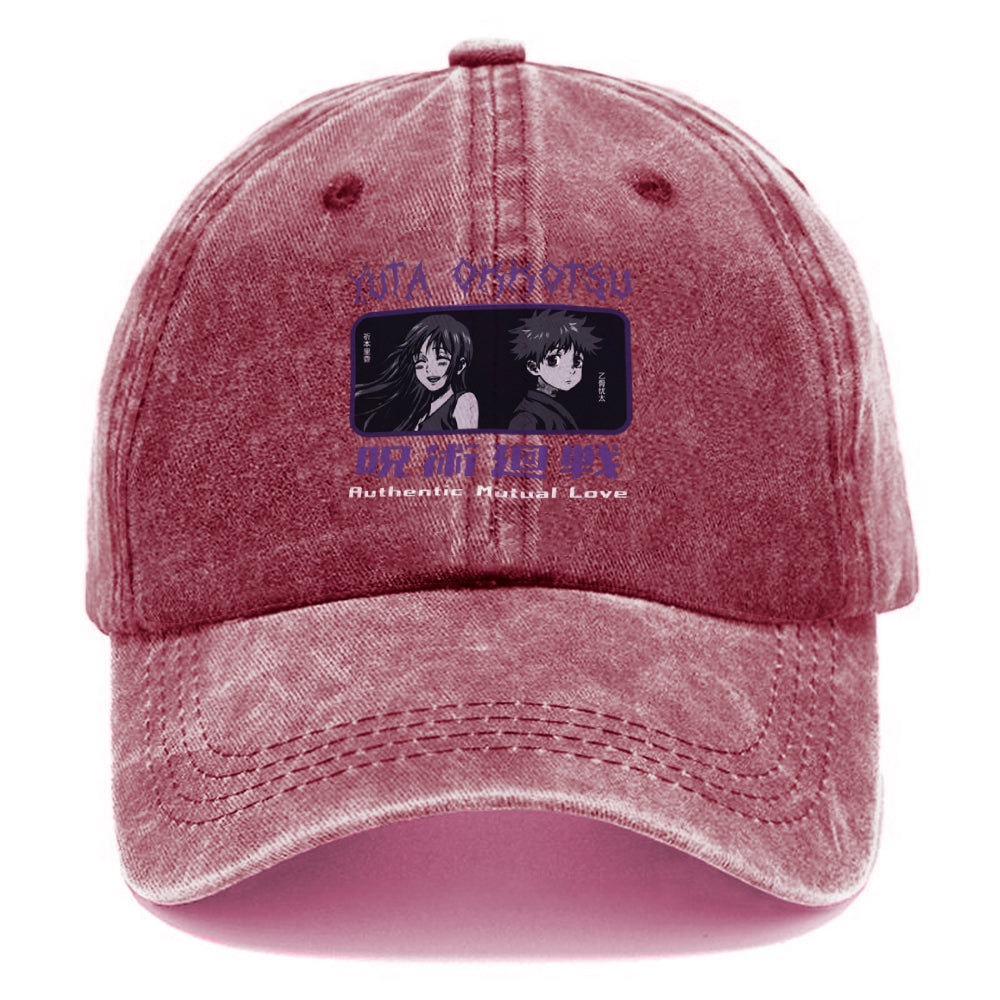 Unisex Vintage Casual Washed Hat Jujutsu Kaisen