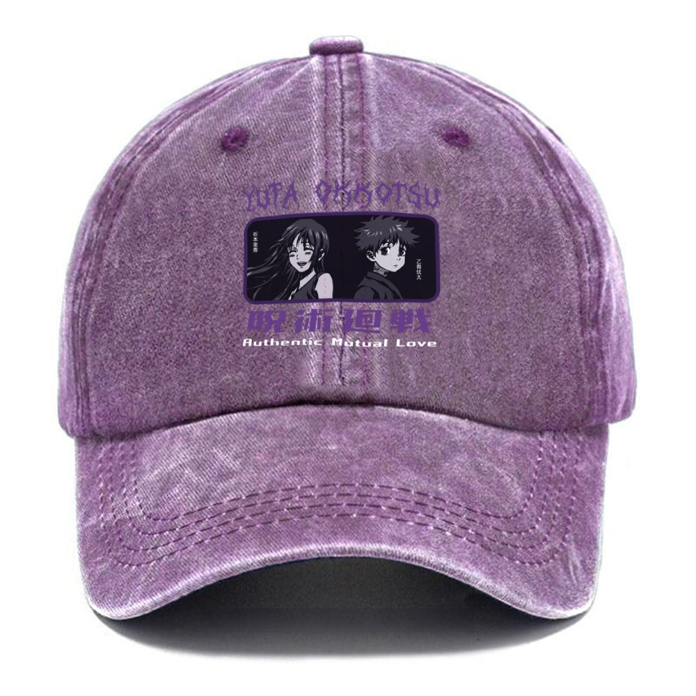 Unisex Vintage Casual Washed Hat Jujutsu Kaisen