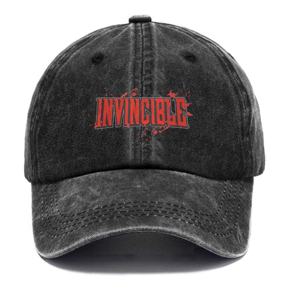 Unisex Vintage Casual Washed HAT Invincible