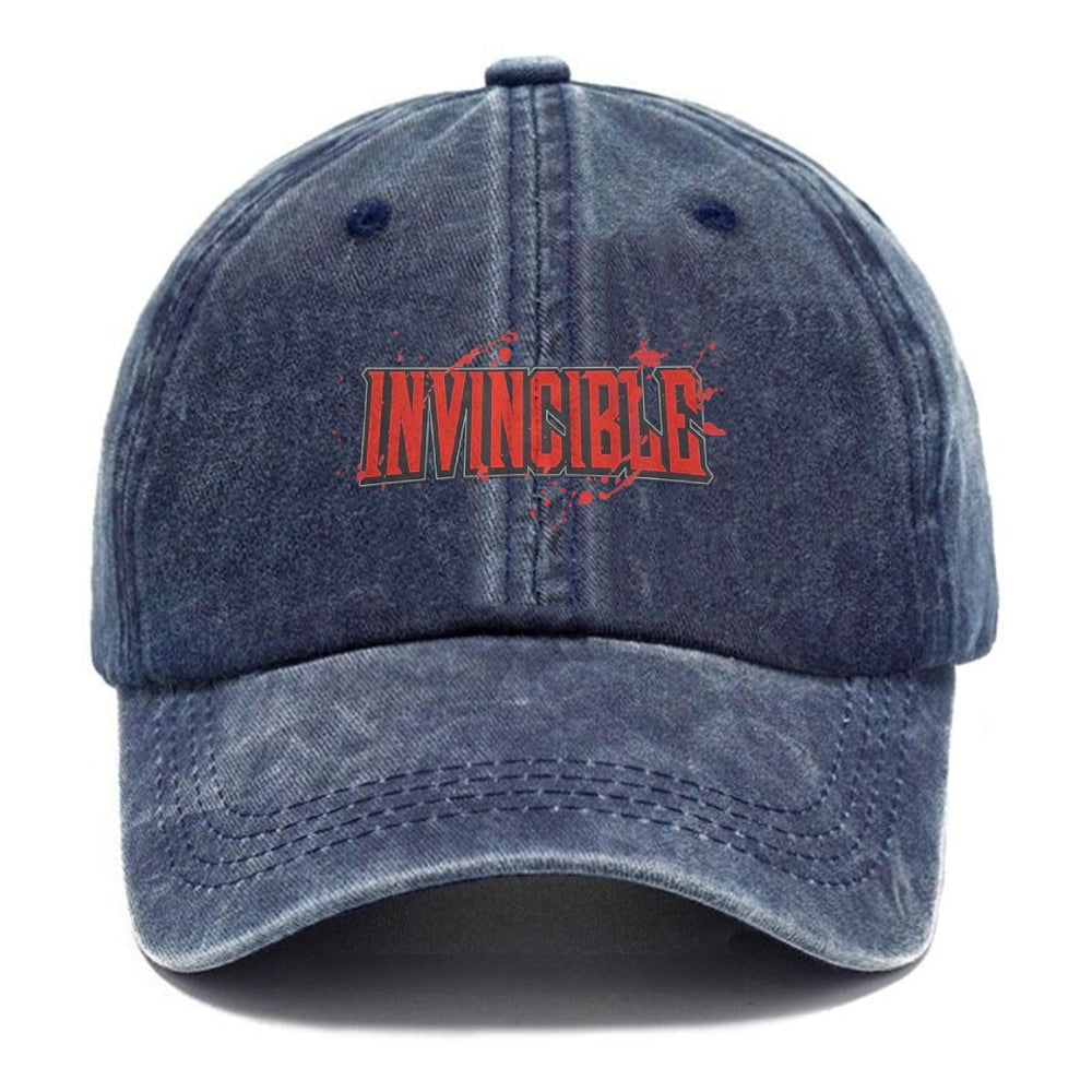 Unisex Vintage Casual Washed HAT Invincible