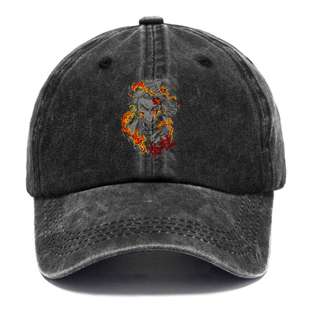 Unisex Vintage Casual Washed HAT Demon Slayer