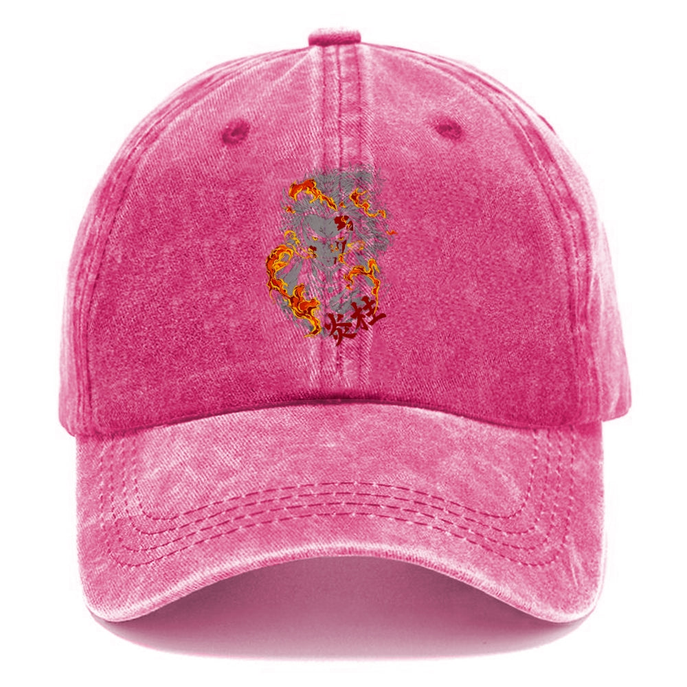 Unisex Vintage Casual Washed HAT Demon Slayer