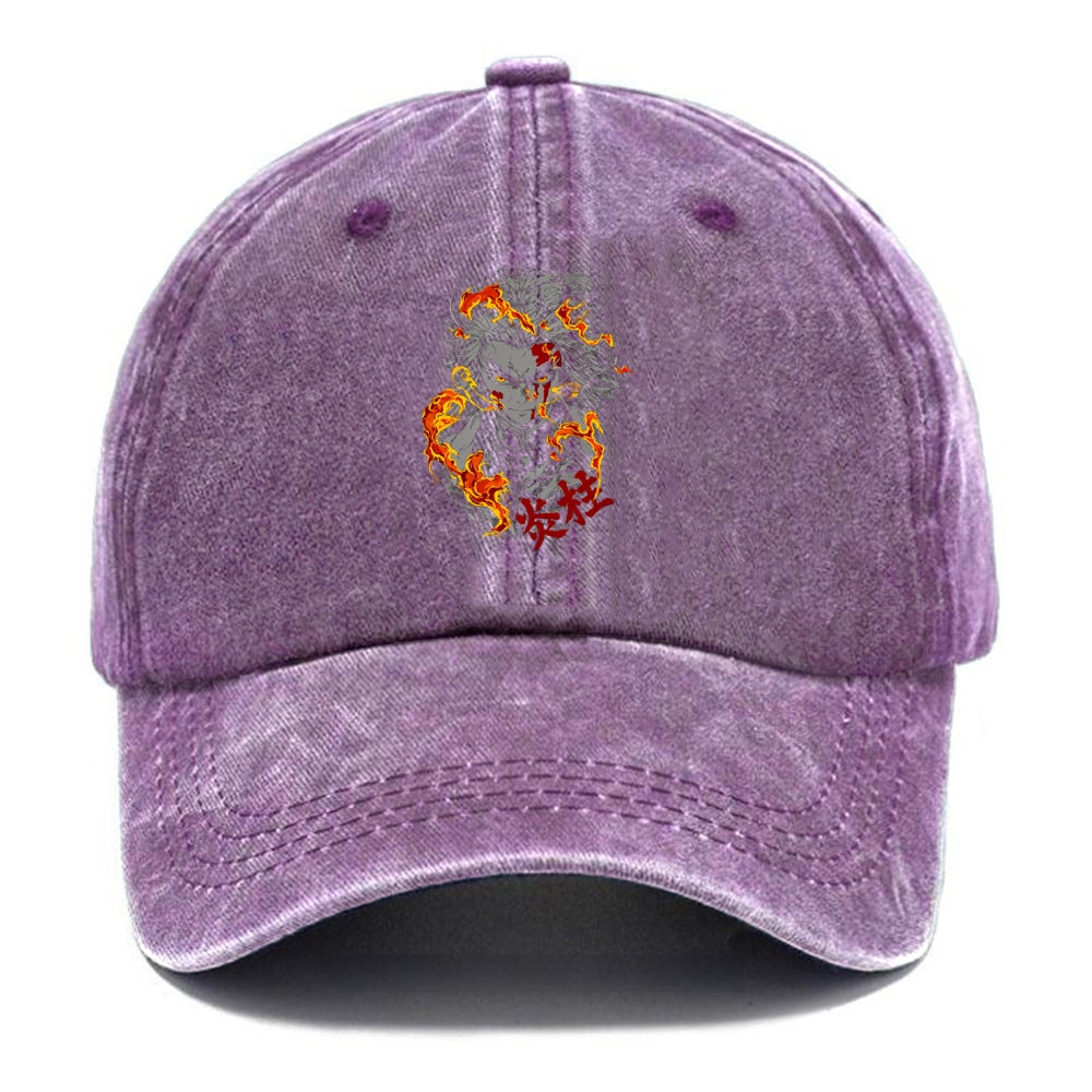 Unisex Vintage Casual Washed HAT Demon Slayer