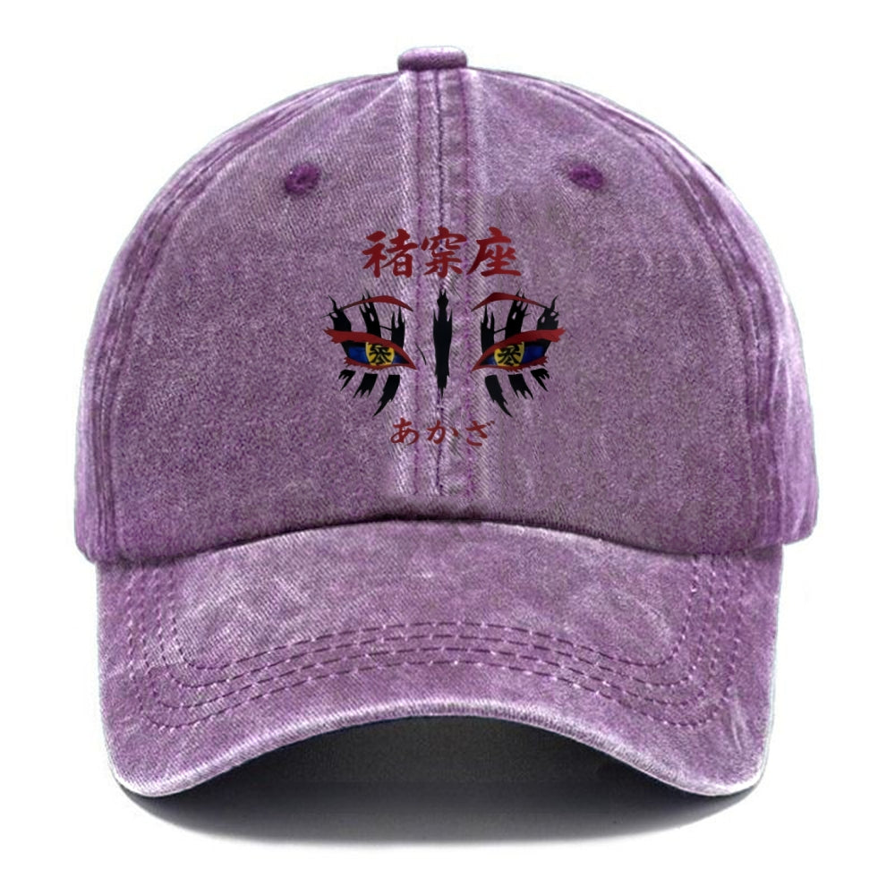 Unisex Vintage Casual Washed HAT Demon Slayer