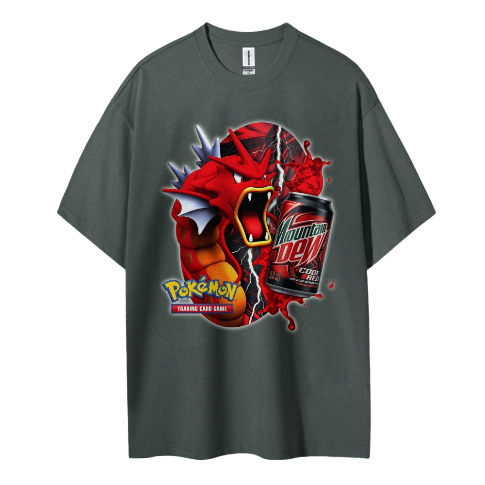 Pokémon Cotton Unisex Crew Neck Anime T-Shirt
