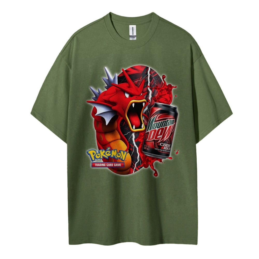Pokémon Cotton Unisex Crew Neck Anime T-Shirt