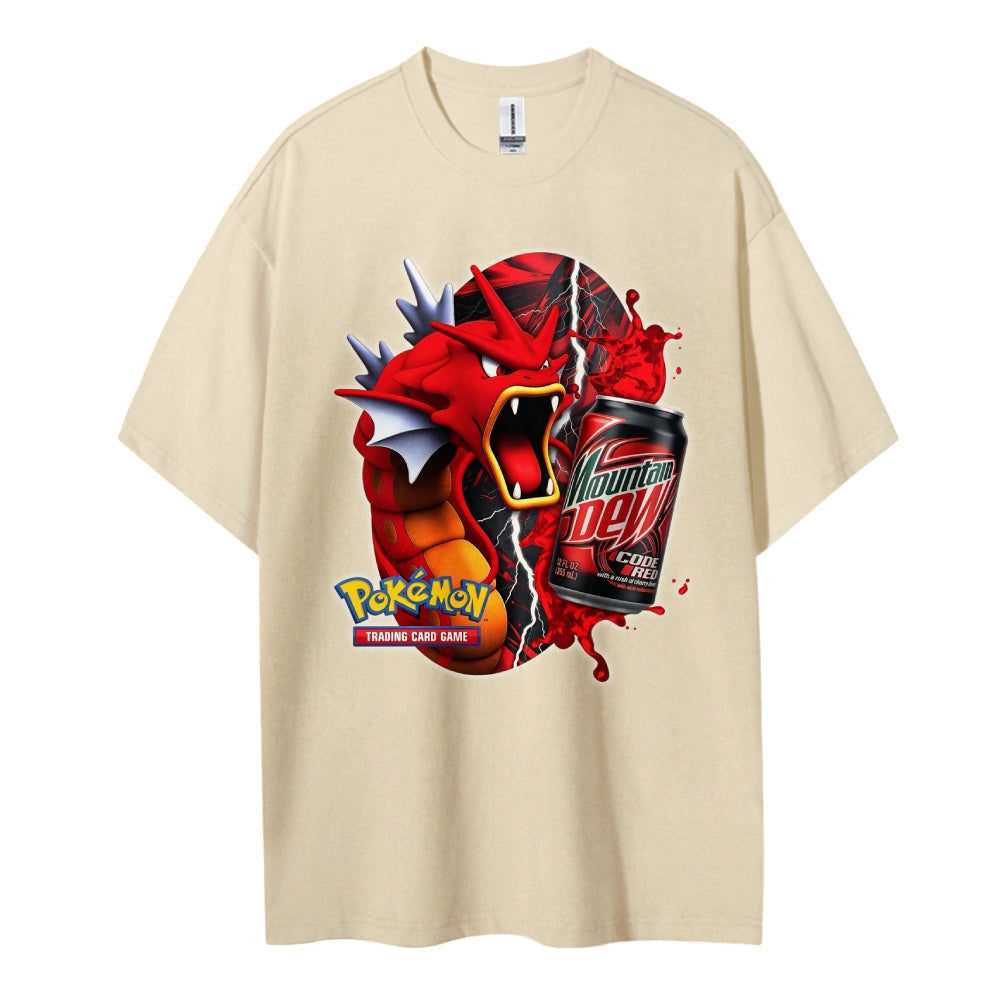 Pokémon Cotton Unisex Crew Neck Anime T-Shirt