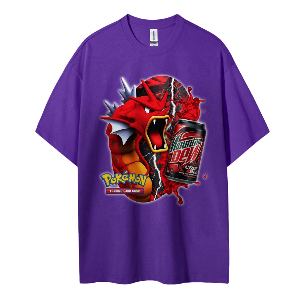 Pokémon Cotton Unisex Crew Neck Anime T-Shirt
