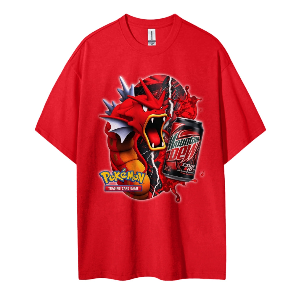 Pokémon Cotton Unisex Crew Neck Anime T-Shirt