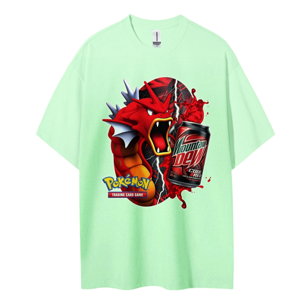 Pokémon Cotton Unisex Crew Neck Anime T-Shirt
