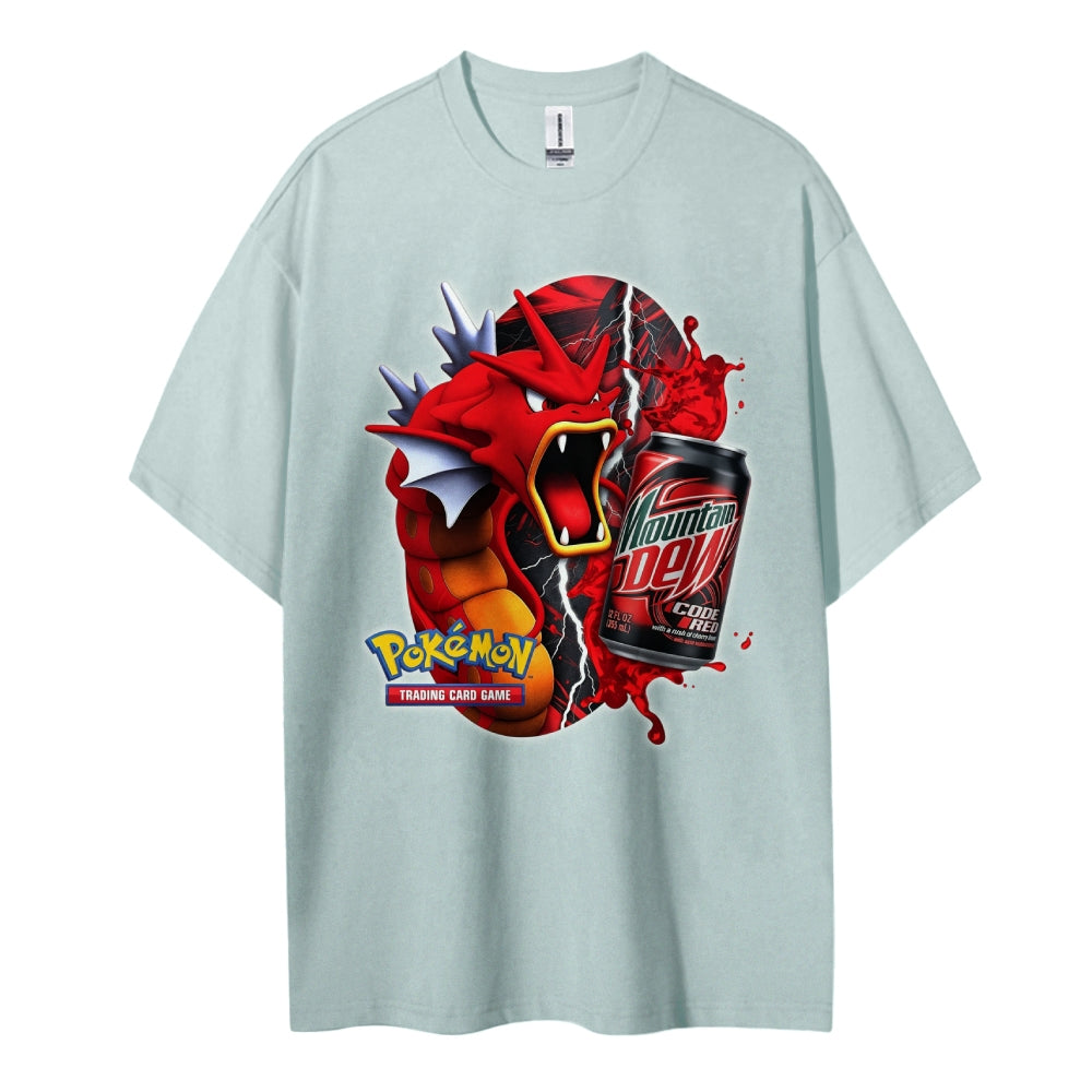 Pokémon Cotton Unisex Crew Neck Anime T-Shirt
