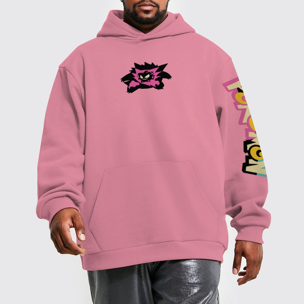 Plue Size Printed Hoodies Pokémon