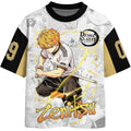Crew Neck Football Jersey Demon Slayer