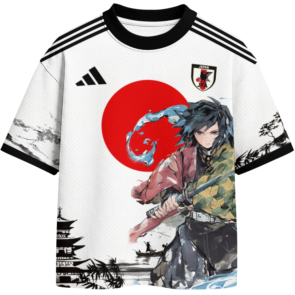 Demon Slayer Crew Neck Football Jersey