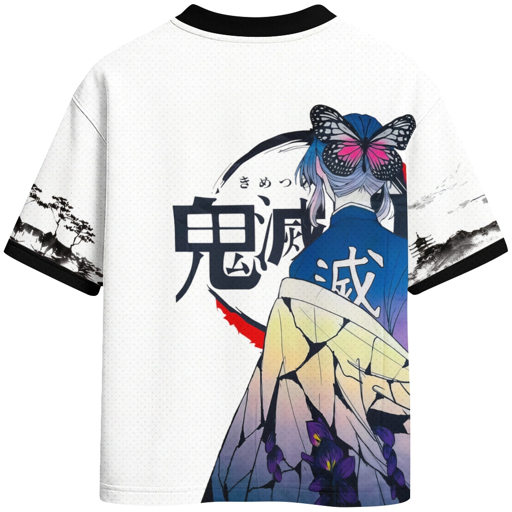 Demon Slayer Crew Neck Football Jersey