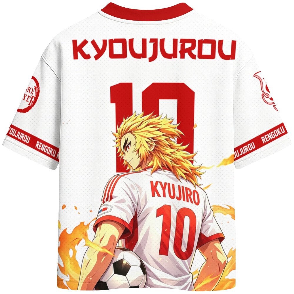 Crew Neck Football Jersey Demon Slayer