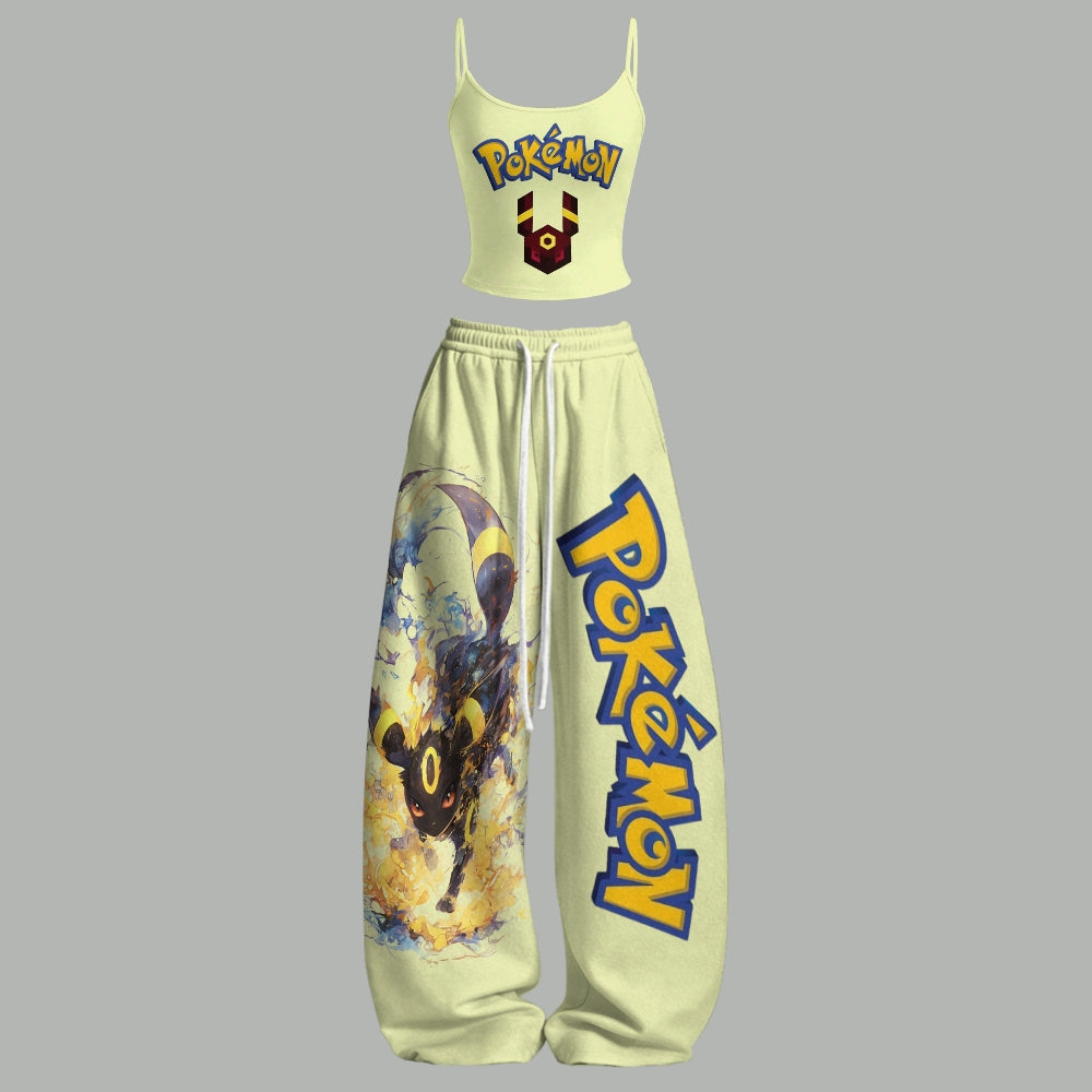 Animescollection Pokémon Top & Elasticated Trousers Two-Piece Set