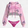 Pokémon Women's Cropped Hoodie & Thong Sets