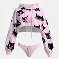 Pokémon Women's Cropped Hoodie & Thong Sets