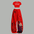 NARUTO Women T-Shirt  & Elasticated Trousers Two-Piece Set