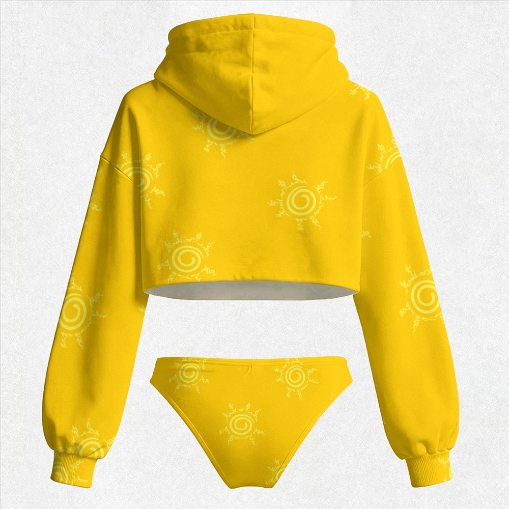 NARUTO Women's Hooded Thicken Suit Set