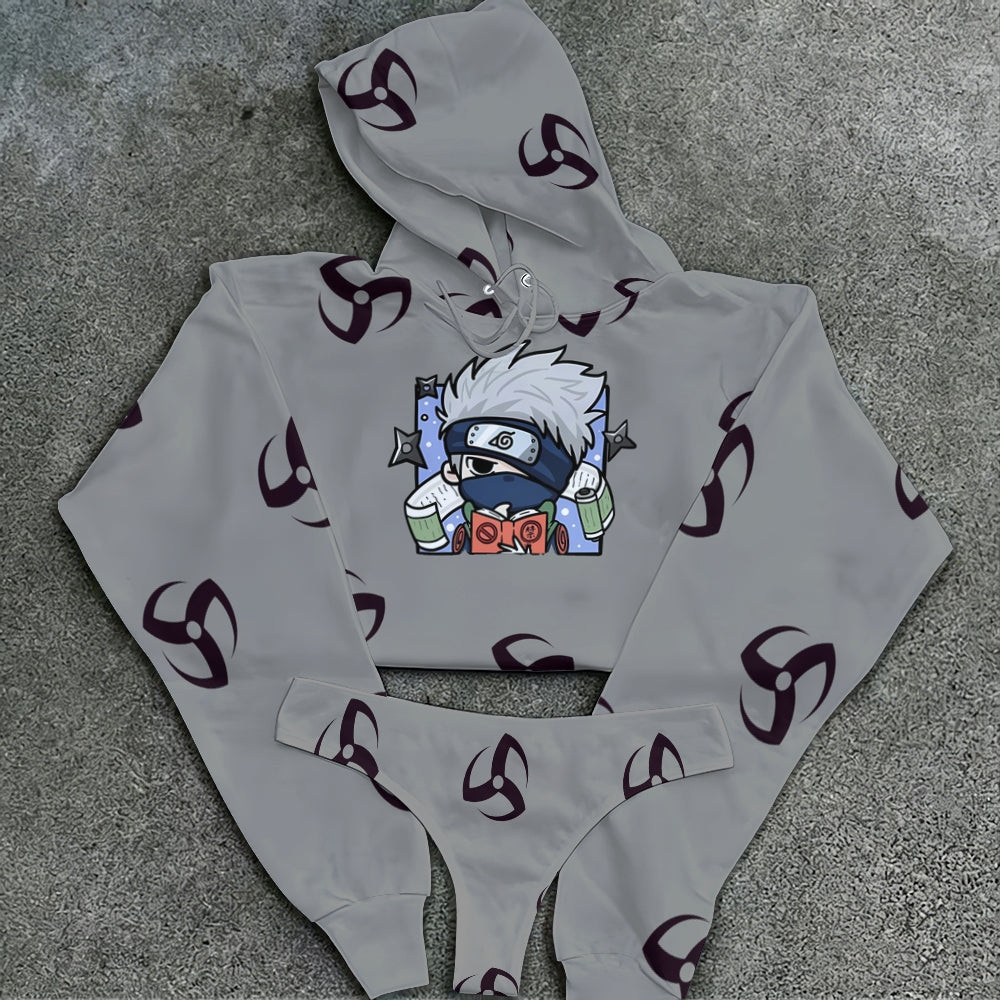 NARUTO Women's Hooded Thicken Suit Set