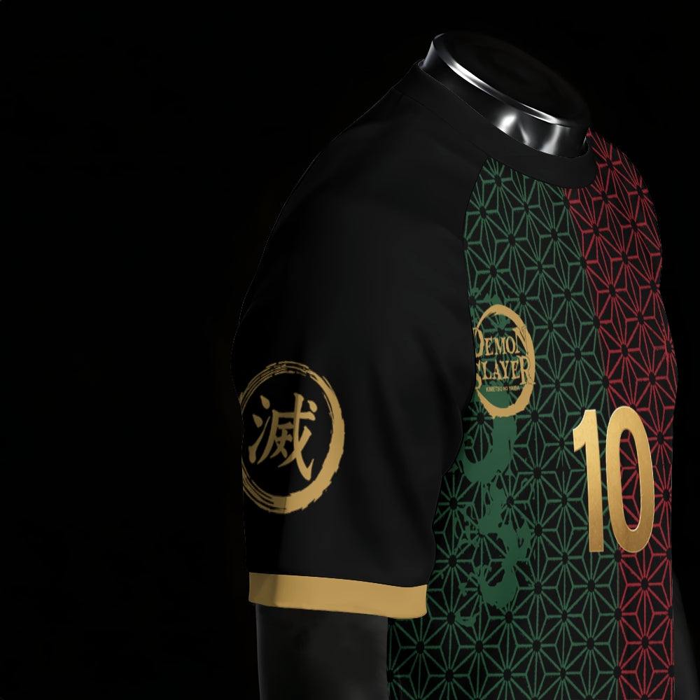 Crew Neck Football Jersey Demon Slayer
