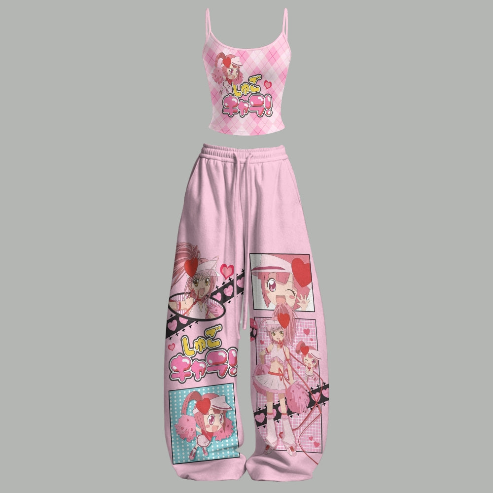 Shugo Chara! Top & Elasticated Trousers Two-Piece Set