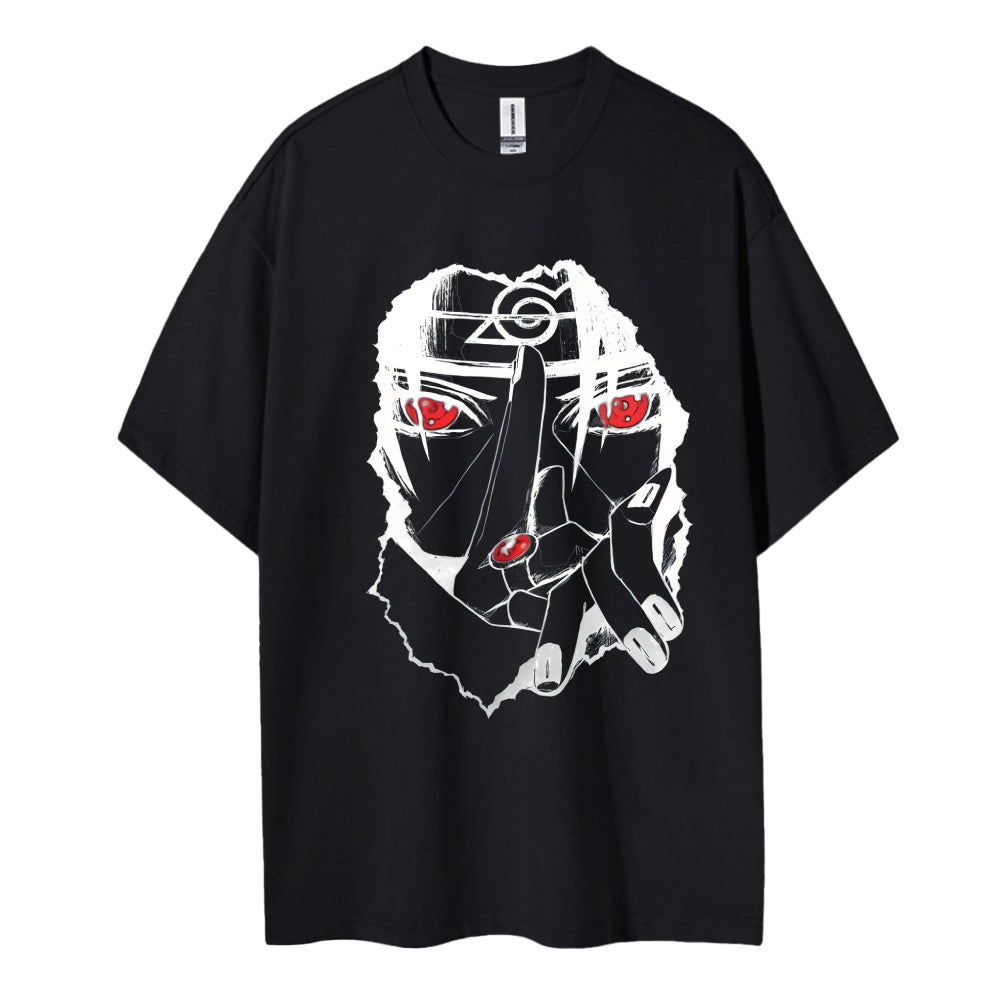 Naruto Cotton Unisex Round Neck Anime T-shirt