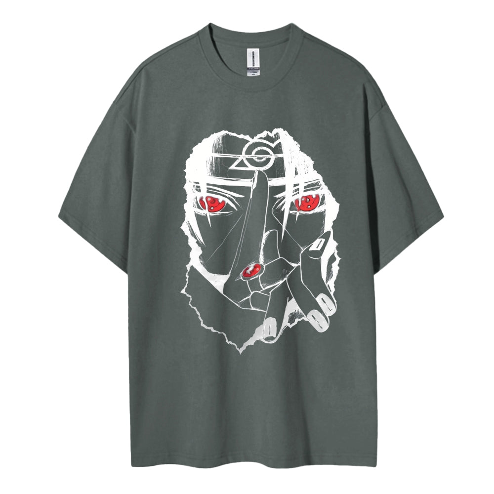 Naruto Cotton Unisex Round Neck Anime T-shirt