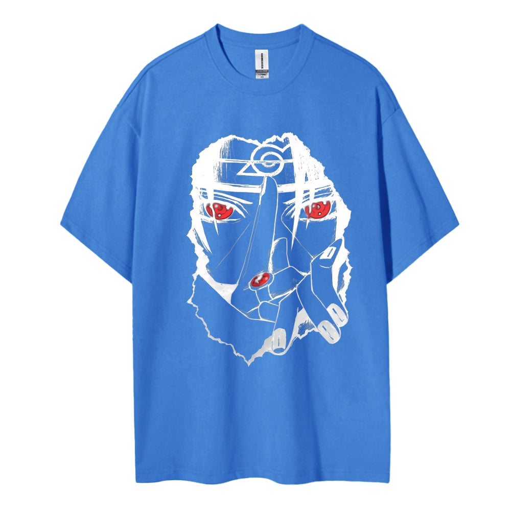 Naruto Cotton Unisex Round Neck Anime T-shirt