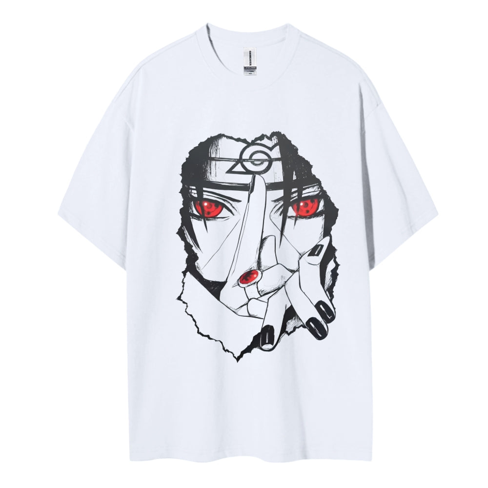 Naruto Cotton Unisex Round Neck Anime T-shirt