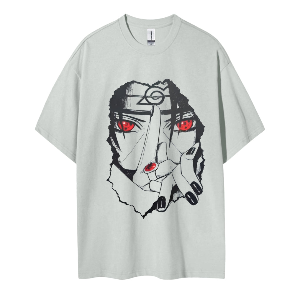 Naruto Cotton Unisex Round Neck Anime T-shirt