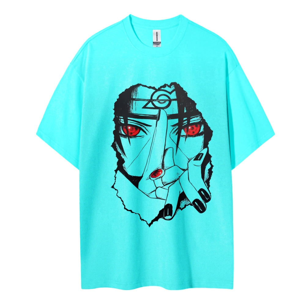 Naruto Cotton Unisex Round Neck Anime T-shirt