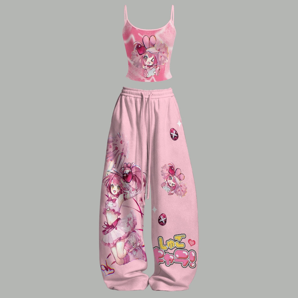 Shugo Chara! Top & Elasticated Trousers Two-Piece Set